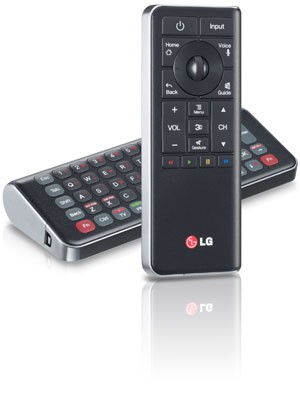 CES 13 > LED LG Google TV : photo de la télécommande