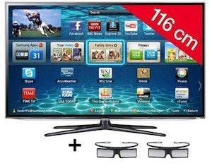 Smart TV 3D Samsung : -34% sur un 46''
