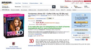 Offre Amazon Blu-Ray 3D : passez au relief au meilleur prix ! Offre Amazon Blu-Ray 3D : passez au relief au meilleur prix !