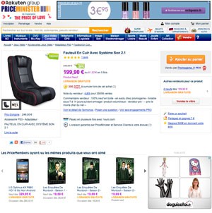 Bons plans Price Minister : du lecteur e-book au fauteuil audio Bons plans Price Minister : du lecteur e-book au fauteuil audio