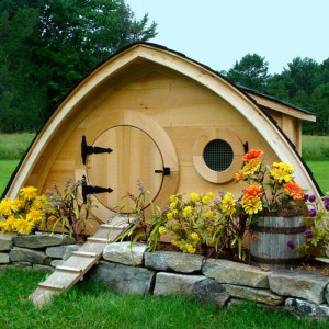 La maison des Hobbits : pour poulettes en or La maison des Hobbits : pour poulettes en or
