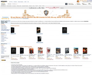 Bons plans Blu-Ray/DVD Warner chez Amazon : 45 € remboursés pour 90 € d'achat