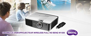Concours BenQ/AVCesar.com : gagnez un vidéoprojecteur 3D Full HD WHDI