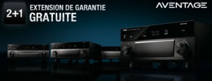 Amplis Yamaha série RX-A : extension de garantie à 3 ans