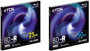 Disques Blu-Ray BD-R 6x : TDK le premier