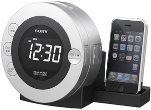 Sony ICF-CD3IP : radio-réveil CD iPod/iPhone