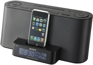 Sony ICF-C1IPMK2 : radio-réveil + iPod bis