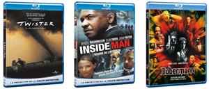 Twister, Inside Man, Dobermann : cap Blu-Ray Twister, Inside Man, Dobermann : cap Blu-Ray