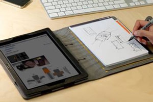 Étui BooqPad : combi iPad/bloc-notes