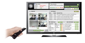Les téléviseurs LG Smart TV pilotent la maison : application domotique par My Fox