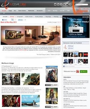 Best of Blu-Ray 2011 : le meilleur de la HD