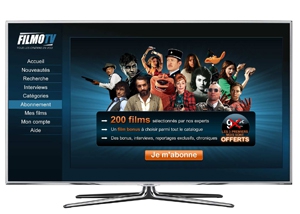 Filmo TV sur Samsung Smart TV : trois premiers mois offerts