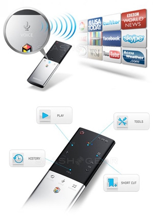 CES 12 > Samsung Smart Touch Control : pour TV Samsung ES7000 et Samsung ES8000 CES 12 > Samsung Smart Touch Control : pour TV Samsung ES7000 et Samsung ES8000