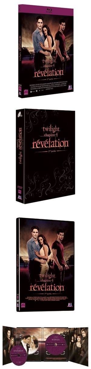 Twilight chapitre 4 : révélation 1ère partie : visuels et bonus Twilight chapitre 4 : révélation 1ère partie : visuels et bonus