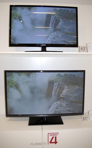 Plasmas Samsung F4900 : deux modèles HDTV 3D Ready