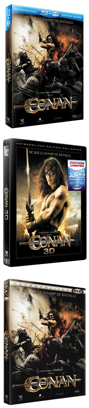 Plaque Cinéma 3D Conan Le Barbare - 20 Cm - Multicolore - Neuf