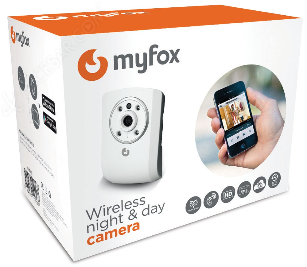 Caméra de surveillance MyFox : à distance sur smartphone/tablette