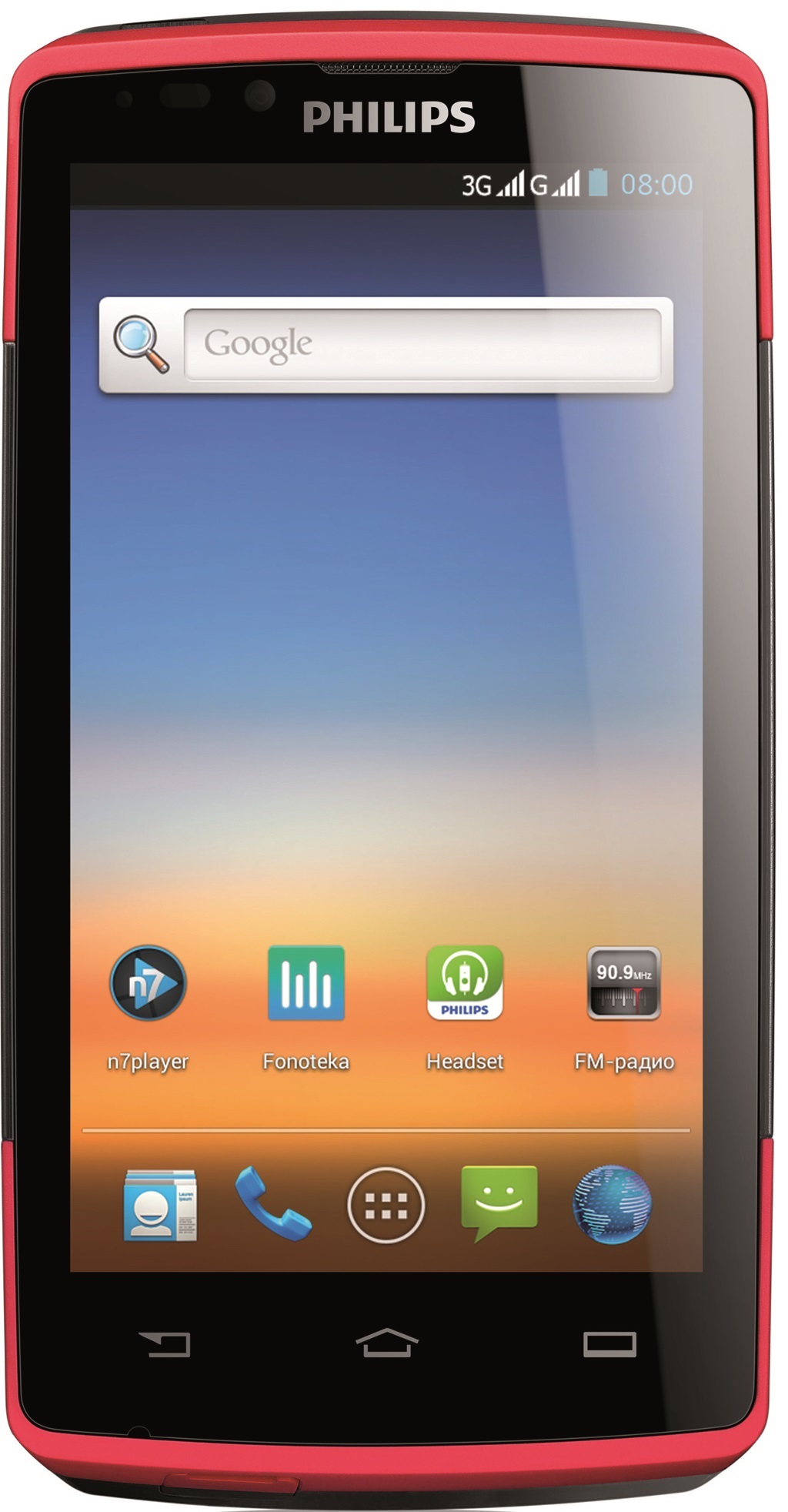 Philips Xenium W7555 : smartphone Android longue durée