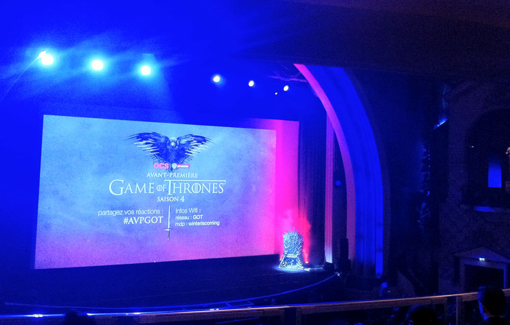 Game of Thrones saison 4 on a vu le 1er épisode de la saison 4