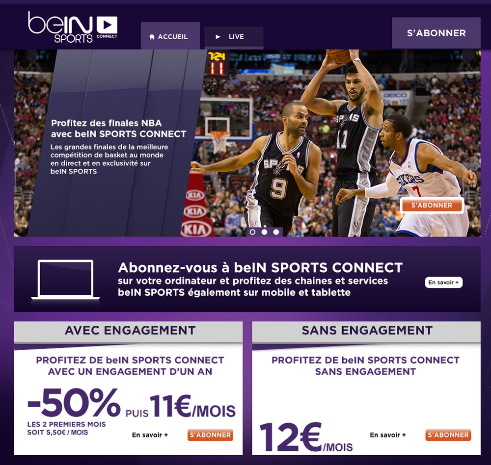 bein sport connect une offre pour terminaux mobiles et ordinateurs