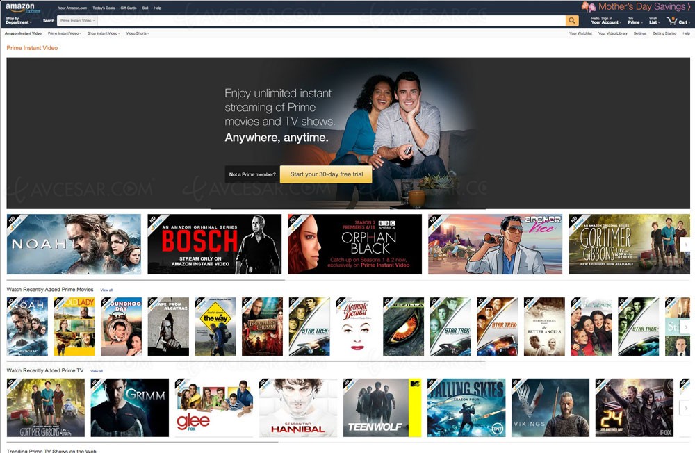 Amazon Prime Instant Video HDR au programme d'ici fin 2015