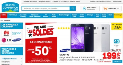 Solde smartphone Samsung : -26% sur le Galaxy A3