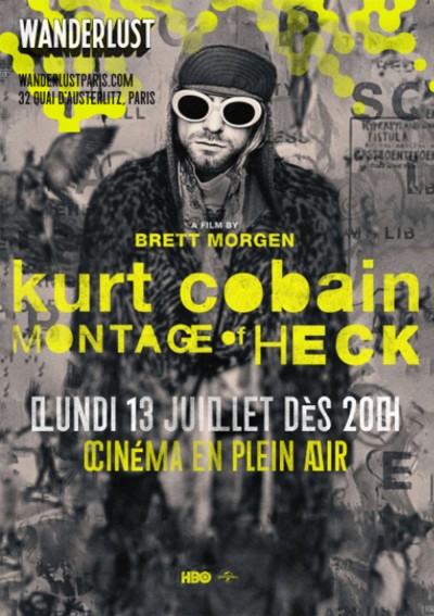 Kurt Cobain, Montage of Heck : projo en plein air à Paris