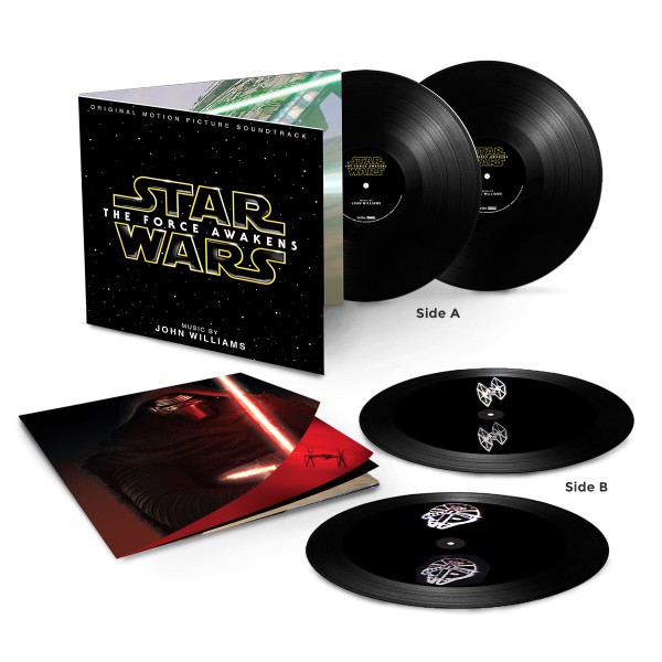 Vinyle Le réveil de la Force : disques holographiques
