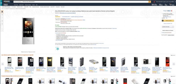 Walkman Sony NW-ZX100HN -34% chez Amazon, à saisir !