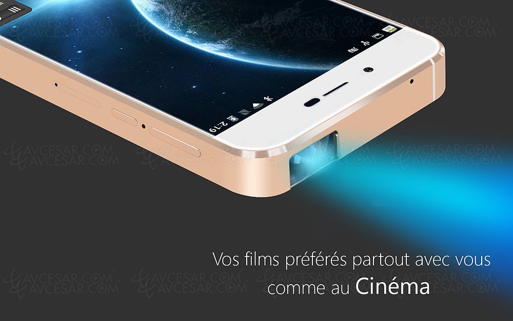 Fusion, smartphone avec vidéoprojecteur laser intégré