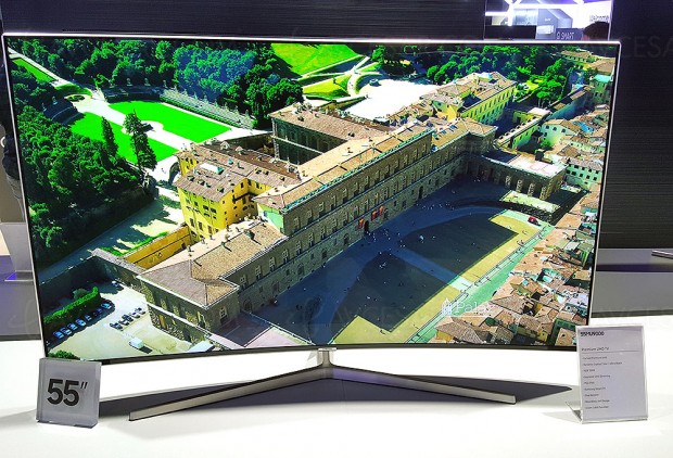 TV LED courbe Ultra HD Samsung MU9005, mise à jour références
