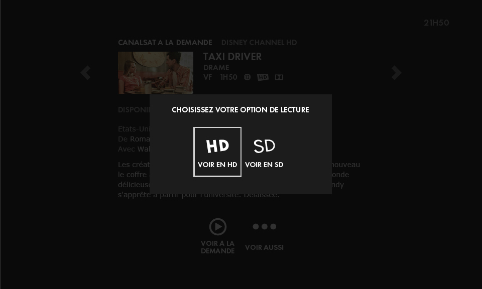 Canal A La Demande Enfin En 720p
