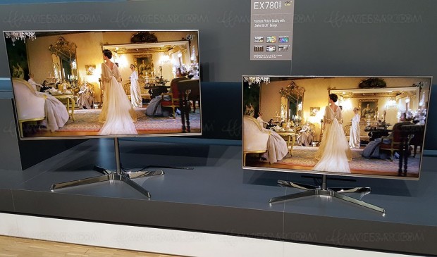 TV LED Ultra HD Panasonic EX780, quatre références au catalogue