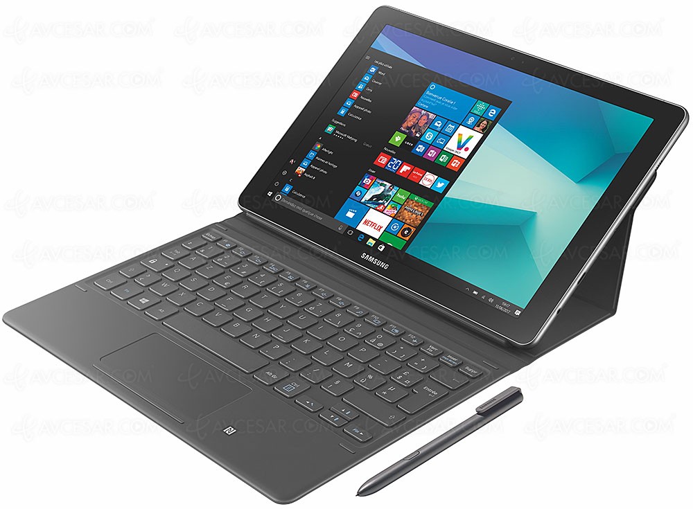Samsung Galaxy Book 10, tablette Windows 10 deux‑en‑un