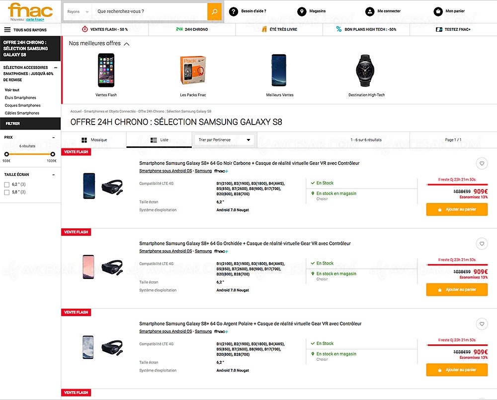 samsung gear s2 fnac