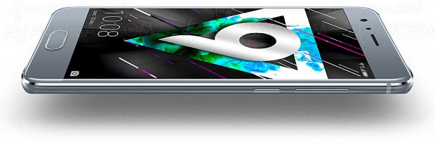 Smartphone Honor 9, digne successeur du Honor 8 : Kirin 960, Android 7.0, Emui 5.1, double capteur APN 12 Mpxls + 20 Mpxls, 4 Go de Ram, 64 Go flash