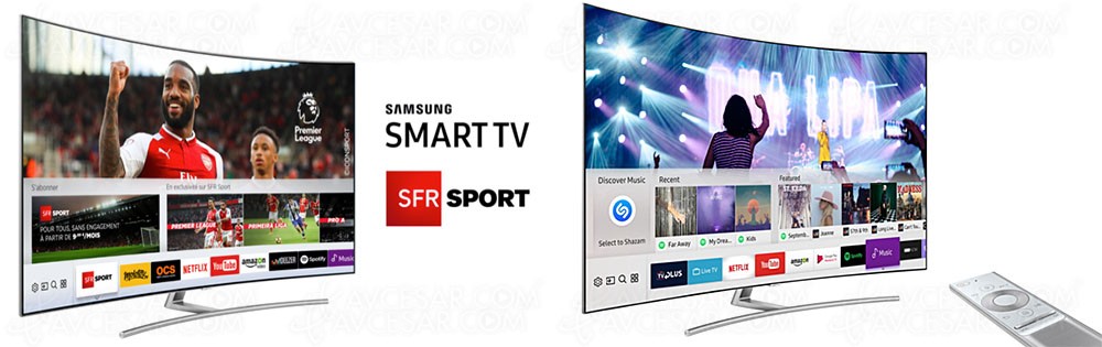 Sfr Tv Sur Smart Tv Samsung Contenus Ultra HD, SFR Sport, Shazam… L’offre Samsung Smart TV s’étoffe