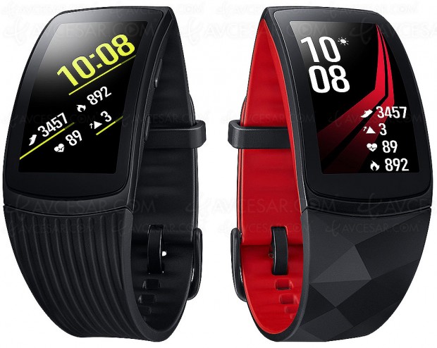 IFA 17 > Smartwatch Samsung Gear Sport et tracker Samsung Gear Fit2 Pro