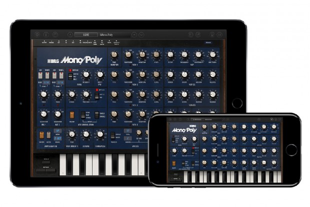 Synthétiseur Korg iMono/Poly sur iPhone et iPad