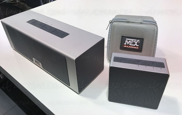 IFA 17 > MTX Audio IP1, enceinte nomade Bluetooth aluminium