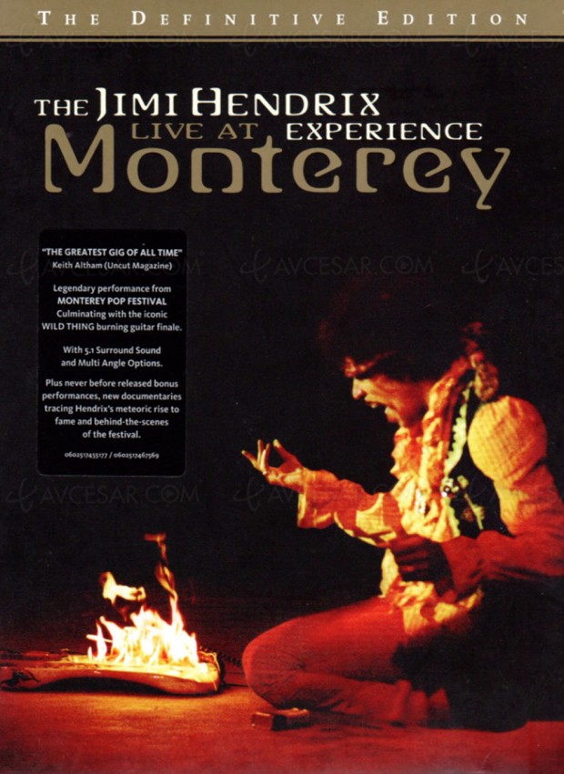 Le légendaire Live at Monterey de Jimi Hendrix réédité en Blu-Ray