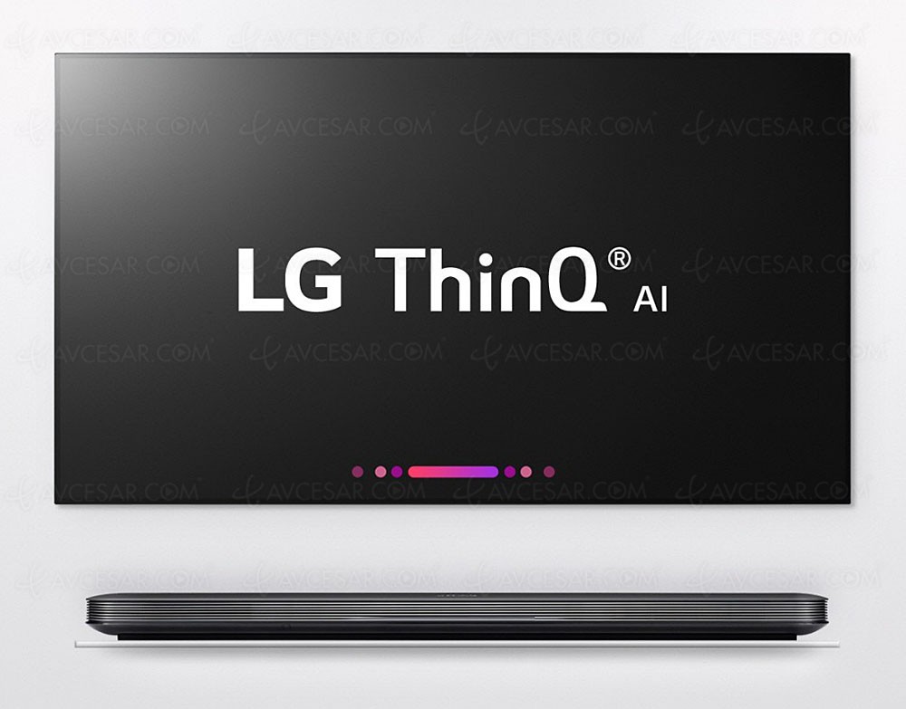 CES 18 > Smart TV LG ThinQ AI, OS avec Google Assistant intégré