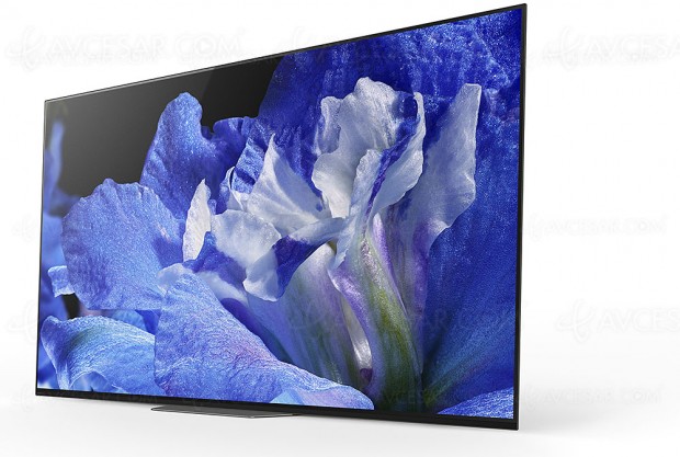 CES 18 > TV Bravia Oled Sony AF8, 55'' et 65' avec Acoustic Surface, Google Assistant, X1 Extreme, Triluminos…