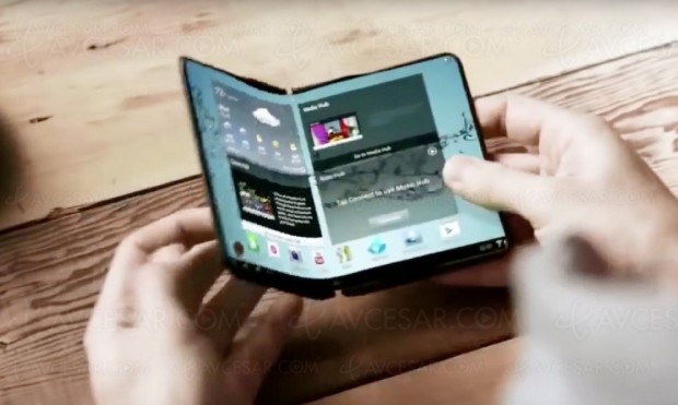 Smartphone pliable Samsung, production en novembre 2018 ?