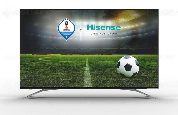 CES 18 > TV Uled Hisense U7A, téléviseur officiel de la coupe du Monde de Football 2018
