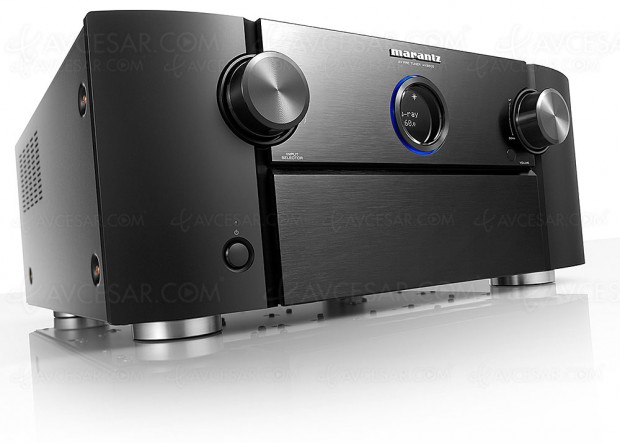 Marantz AV8805 : pré‑amplificateur 13.2, HDMI 2.1, Upscaling Ultra HD, multiroom Heos, HDR, Dolby Atmos 9.1.4, DTS:X et Auro 3D 13.1