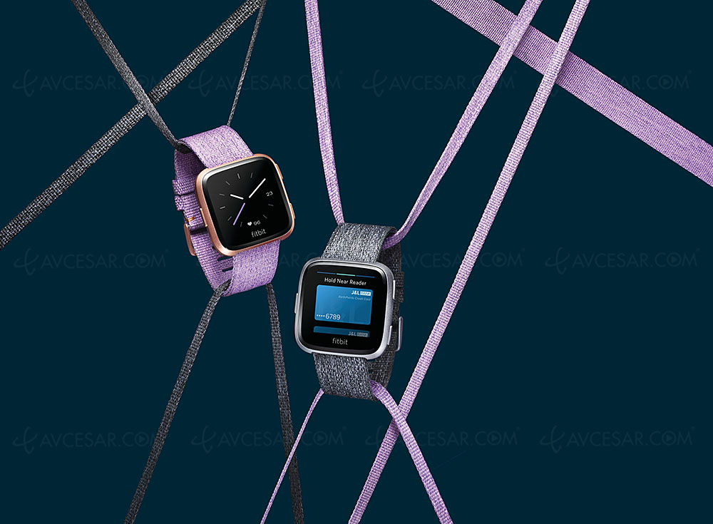 Montre connectée Fitbit Versa, adaptée aux femmes