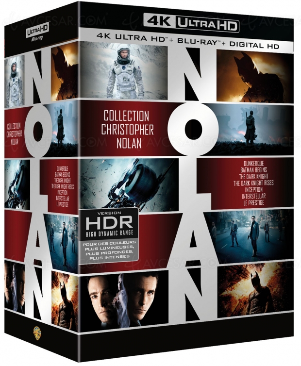 Concours coffrets Nolan 7 films 4K Ultra HD Blu‑Ray à gagner