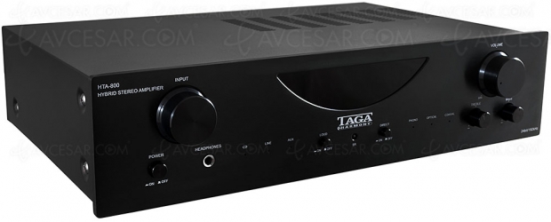 Test amplificateur stéréo à tubes Taga HTA‑800, en ligne