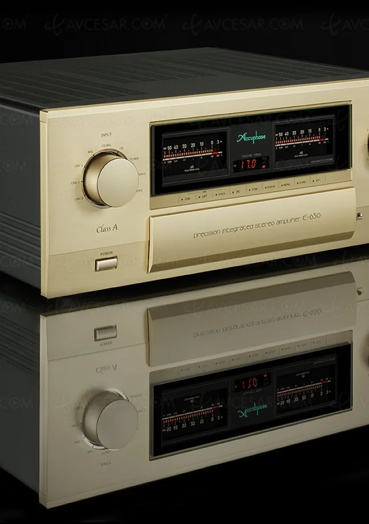 accuphase-e-650-amplificateur-hi-fi-class-a-double-mono-cartes-optionnelles-dac-50-bit-perfect-et-phono-ad-50